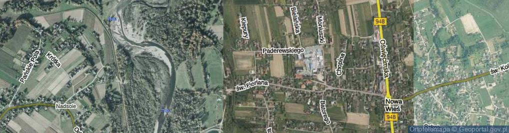 Zdjęcie satelitarne Krótka ul.